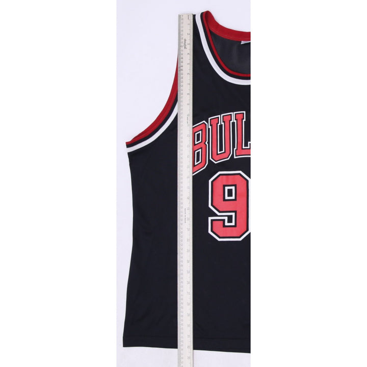 Vintage Champion Rodman # 91 NBA Bulls Black Jersey | Migration_Jerseys - View 7 | Fashion Rerun