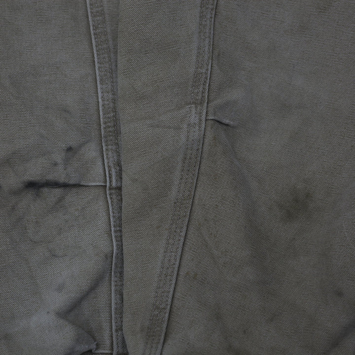 Mens Carhartt Sandstone Ridge Coat Full Zip Distressed Jacket Size L