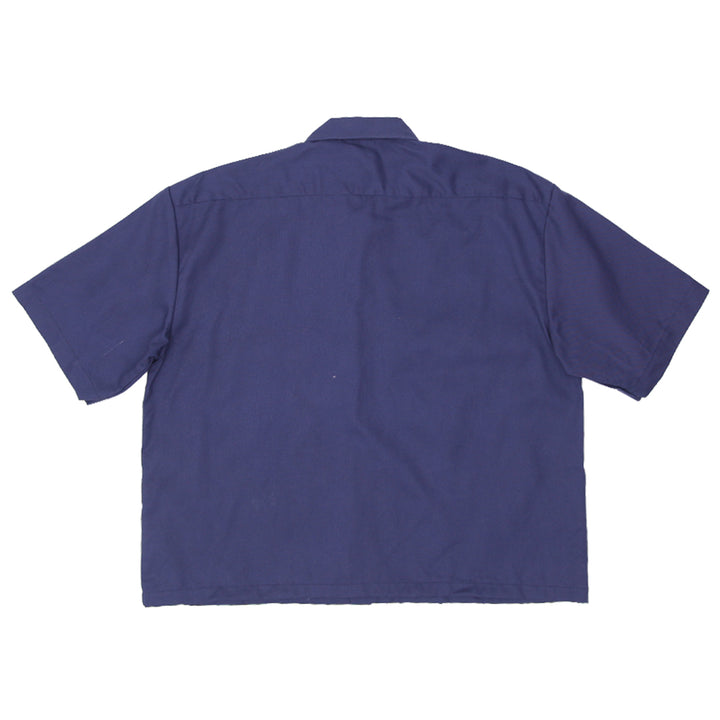 Mens Dickies Customized Work Shirt Navy Blue - Fashion Rerun Vintage Migration_Shirt