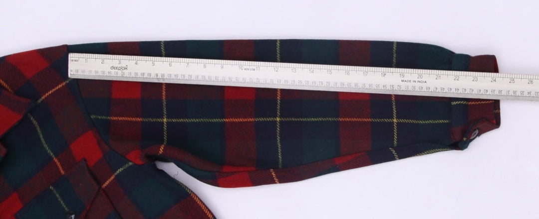 Vintage Pendleton Wool Jacket Red Green Plaid Wool Made In USA L | Migration_Jackets - View 7 | Fashion Rerun