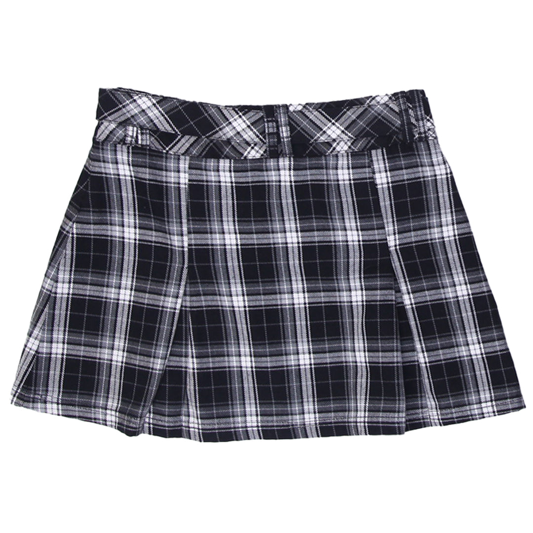 Y2K Ladies S. Oliver Pleated Plaid Mini Skirt