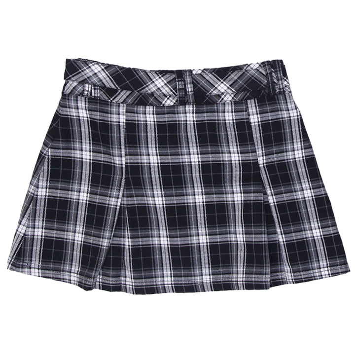 Y2K Ladies S. Oliver Pleated Plaid Mini Skirt