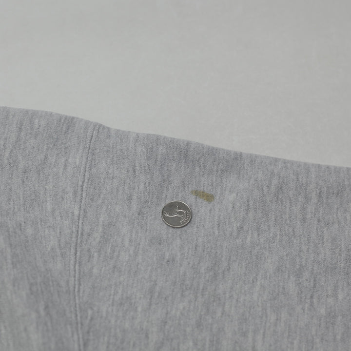 Vintage Champion Reverse Weave Sweatshirt , XL Gray With Green Embroidery Made in USA - Fashion Rerun Vintage Migration_Sweaters