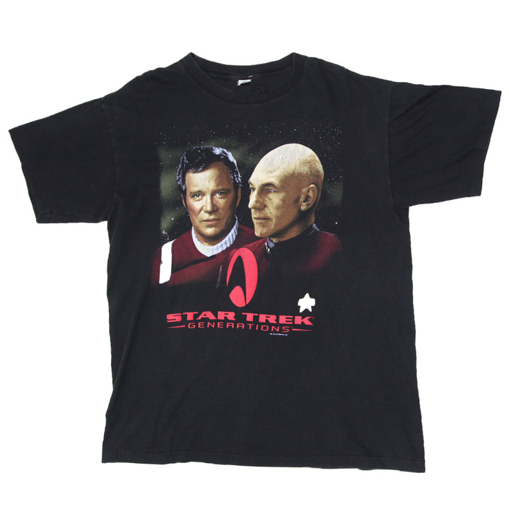 1994 Vintage Star Trek Generations T-Shirt Single Stitch Made in USA XL