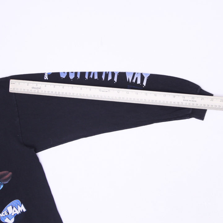 Vintage 1996 Space Jam Taz "Outta My Way" Long Sleeve Graphic T-Shirt