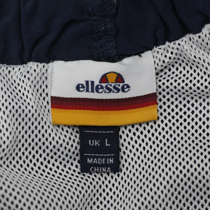Mens Ellesse Teynor Navy Blue Logo Waistband Swim Trunks Shorts Size Large
