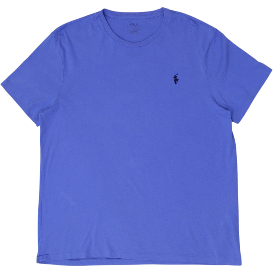 Mens Polo Ralph LaurenBlue Custom Slim Fit Logo T-Shirt Size XL