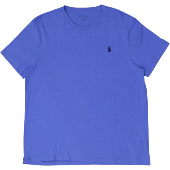 Mens Polo Ralph LaurenBlue Custom Slim Fit Logo T-Shirt Size XL