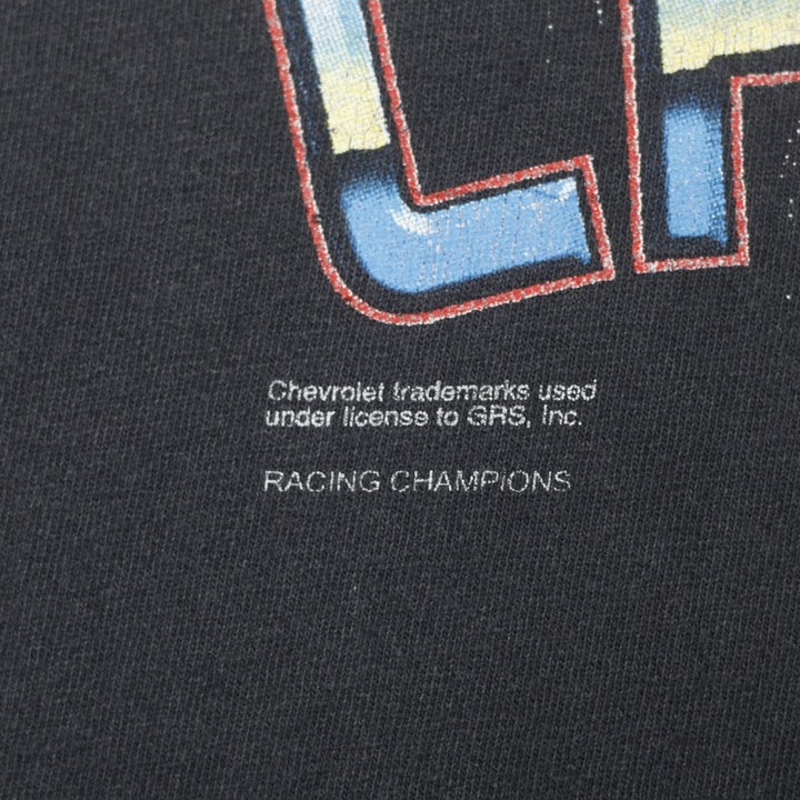 Vintage 1990s Chevrolet NASCAR Monte Carlo Black Racing T-Shirt XL | Migration_T-Shirts - Detail View | Fashion Rerun
