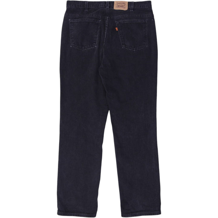 Vintage Mens Levi's 501 Black Straight Leg Denim Jeans