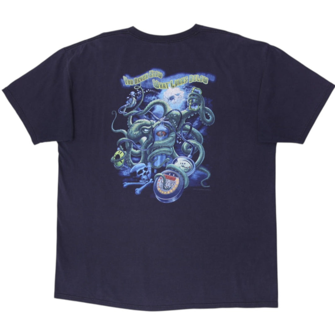 Vintage 2004 Anvil Amphibious Outfitters Scuba T-Shirt Size 2X