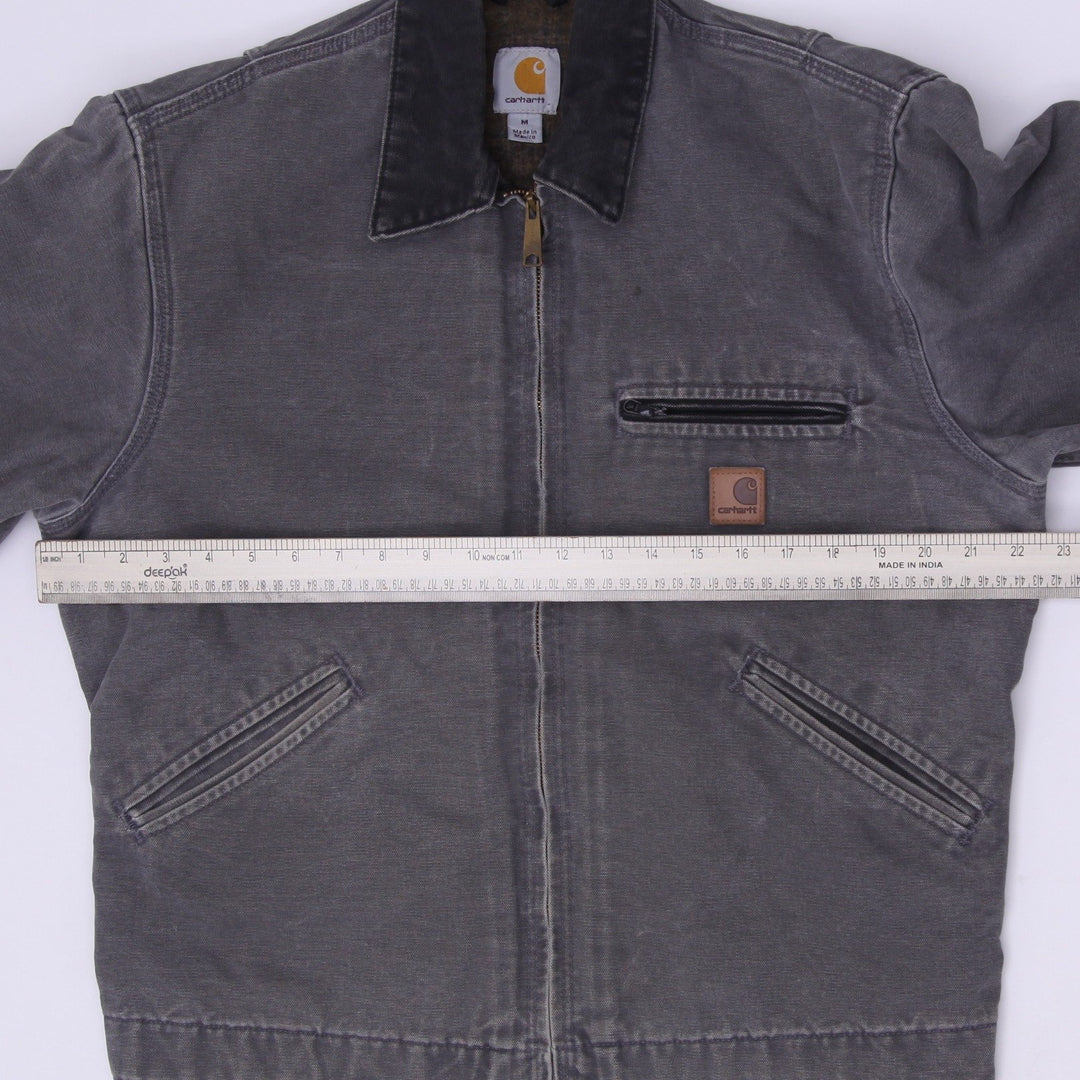 Vintage Carhartt J97 GVL Gravel Detroit Jacket Size Medium Blanket Lined