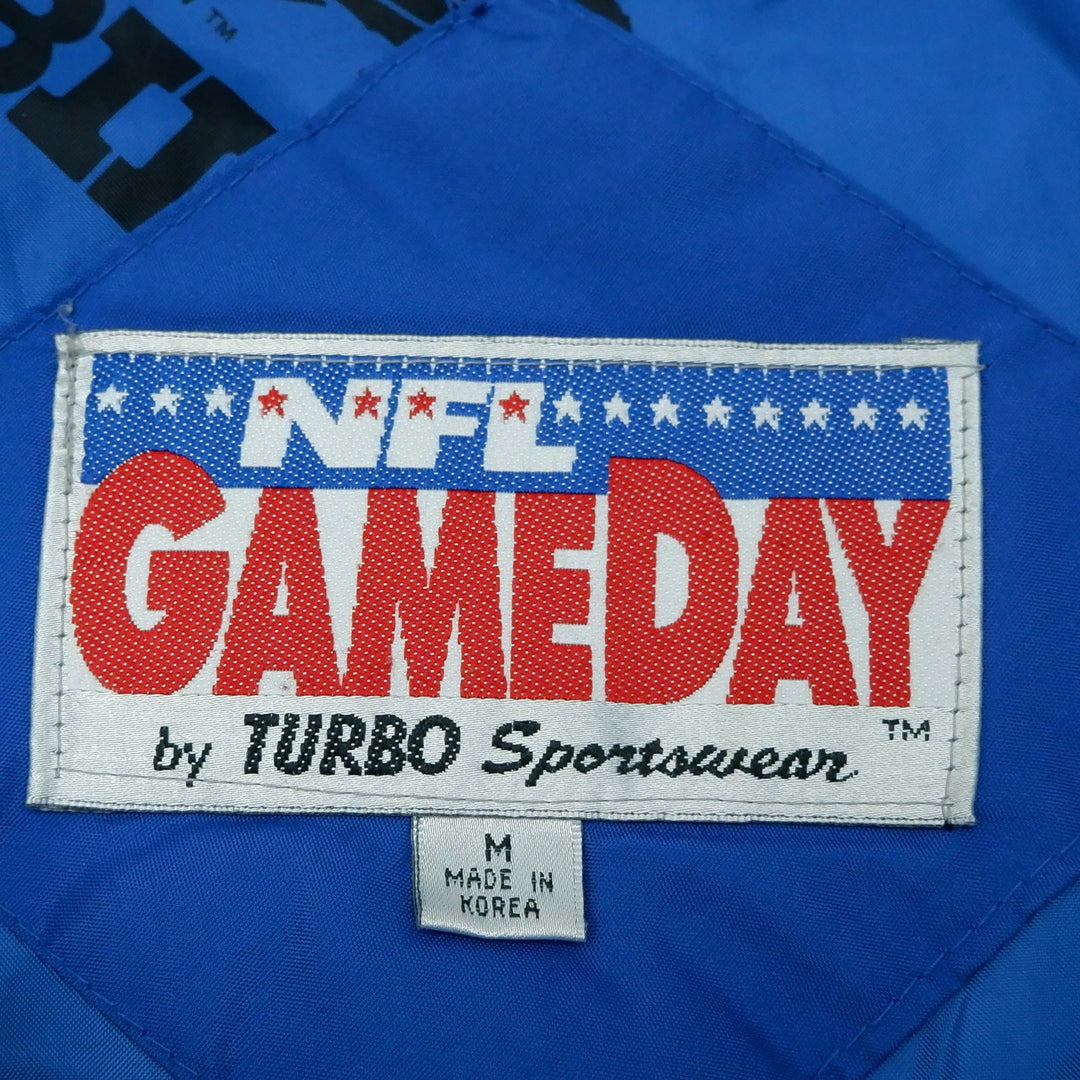Vintage Buffalo Bills NFL Gameday Turbo Sportswear Winter Puffer Jacket | Migration_Jackets - Back View | Fashion Rerun