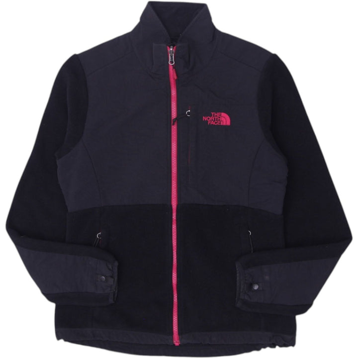 Ladies The North Face Denali Fleece Jacket Black Full Zip Size S