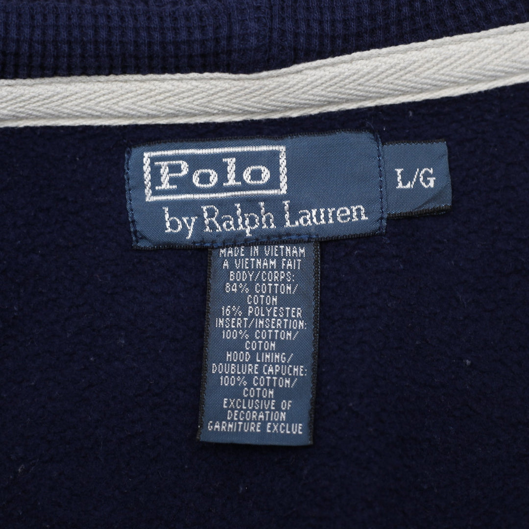 Vintage Polo Ralph Lauren Full Zip Hoodie Size L | Migration_Hoodies - Back View | Fashion Rerun
