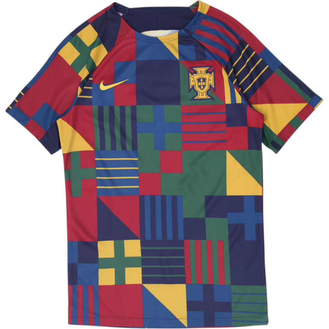 Mens NikePortugal 2022 FIFA World Cup Geometric Warm Up Jersey Size S