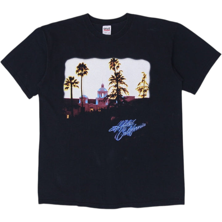 Vintage Eagles "Hotel California" Tour 2002 Black Graphic T-Shirt Large | Migration_T-Shirts | Fashion Rerun