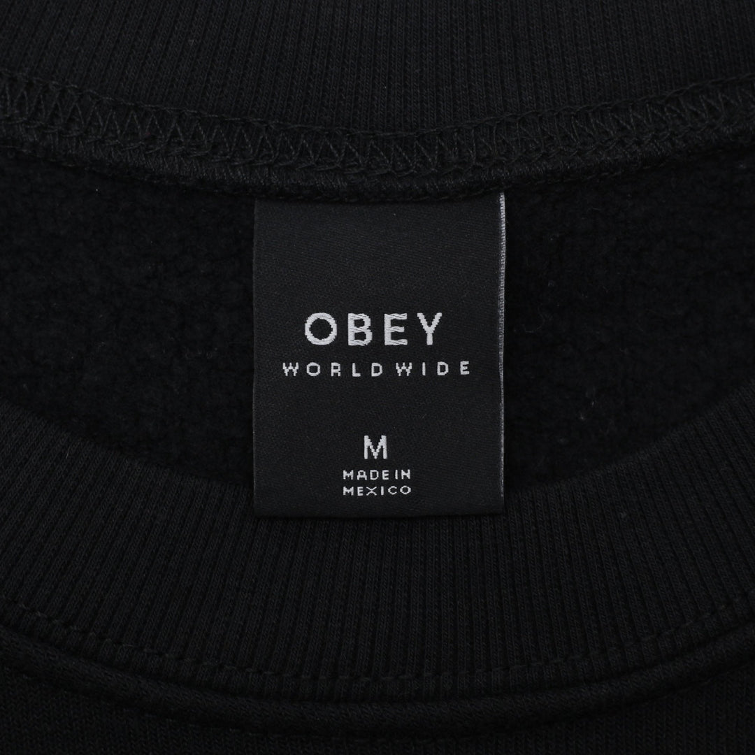 Obey Worldwide Pullover Sweatshirt Size M | Migration_Sweatshirts SW COLLECTION - Back View | Fashion Rerun