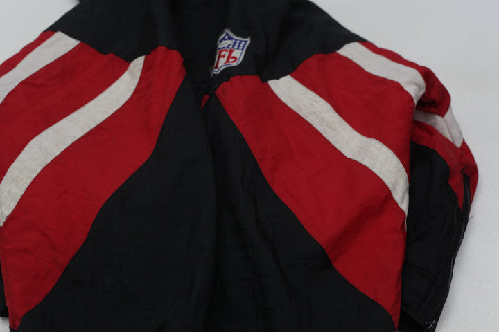 Vintage Kansas City Chiefs 1/2 Zip Quilt Hooded Jacket Size XL - Fashion Rerun Vintage Migration_Jacket