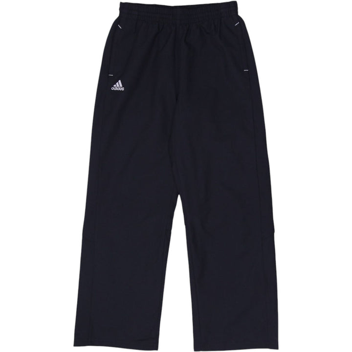 Mens Embroidered Adidas Logo Track Pants Adjustable Waist Zippered Side