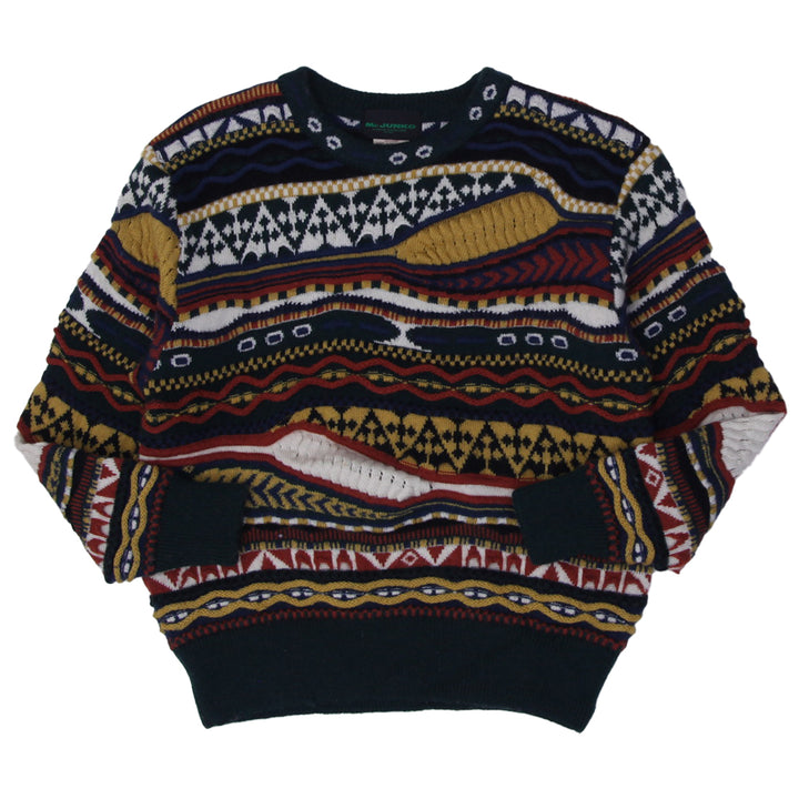 Vintage Mr Junko Koshino Coogi Style Pure New Wool Made In Australia Knit Sweater