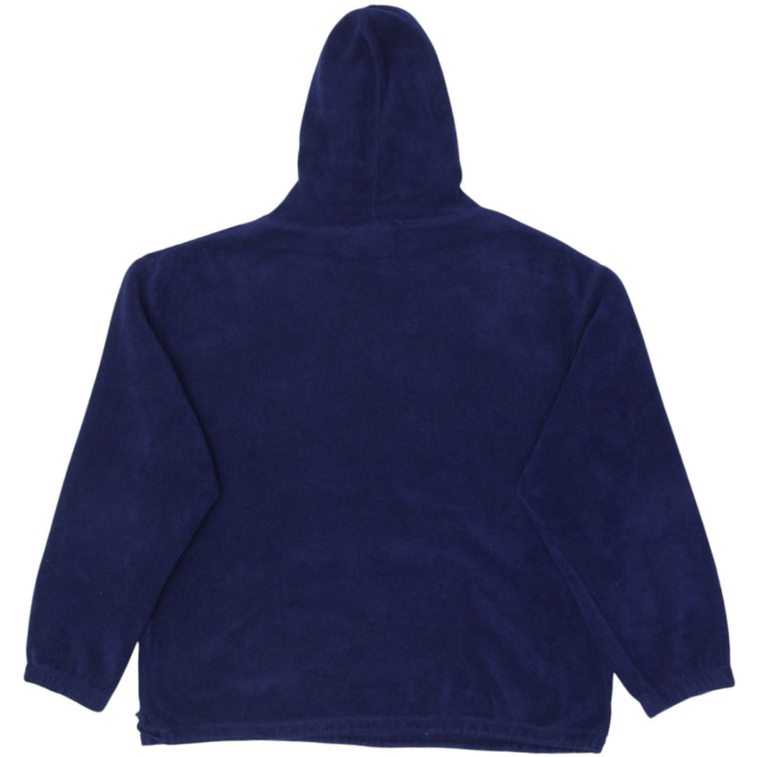 Vintage Navy Blue Looney Tunes Florida Fleece Hoodie | Migration_Fleece - Side View | Fashion Rerun