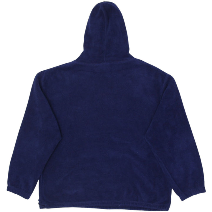 Vintage Navy Blue Looney Tunes Florida Fleece Hoodie | Migration_Fleece - Side View | Fashion Rerun