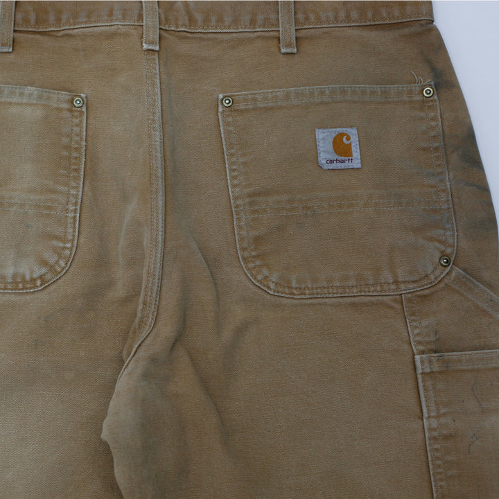 Vintage Made in USA Carhartt B01-BRN Loose Original Fit Double Knee Pants