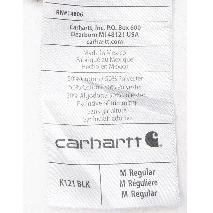 Mens Carhartt K121 Loose Fit Black Pullover Hoodie