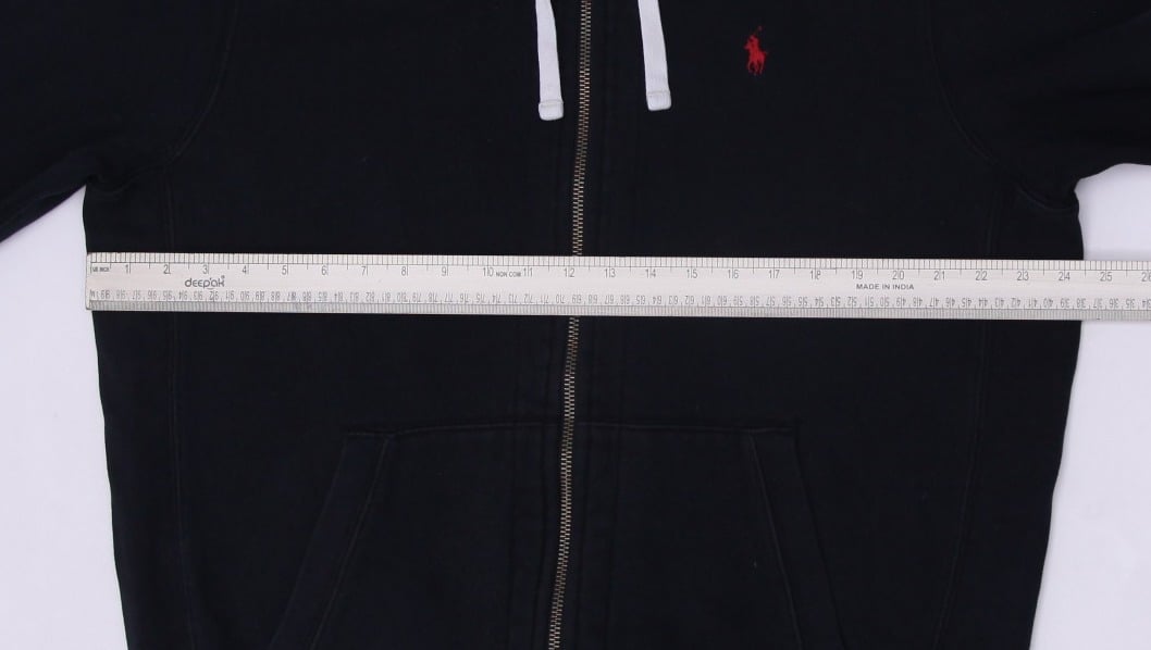 Mens Polo Ralph Lauren Hoodie Black Full Zip Drawstring XL | Migration_Hoodies - View 7 | Fashion Rerun