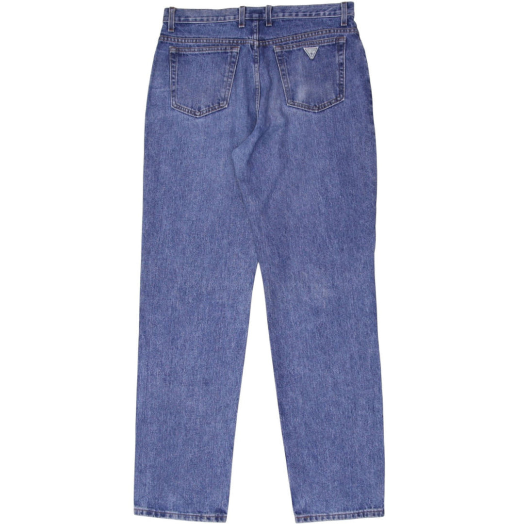 Vintage Mens Guess Straight Leg Jeans Blue Denim USA Made