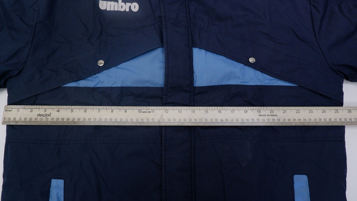 Vintage Mens Umbro Jacket Navy Blue Full Zip Athletic Sports | Migration_Jackets UAENAT20 - View 11 | Fashion Rerun