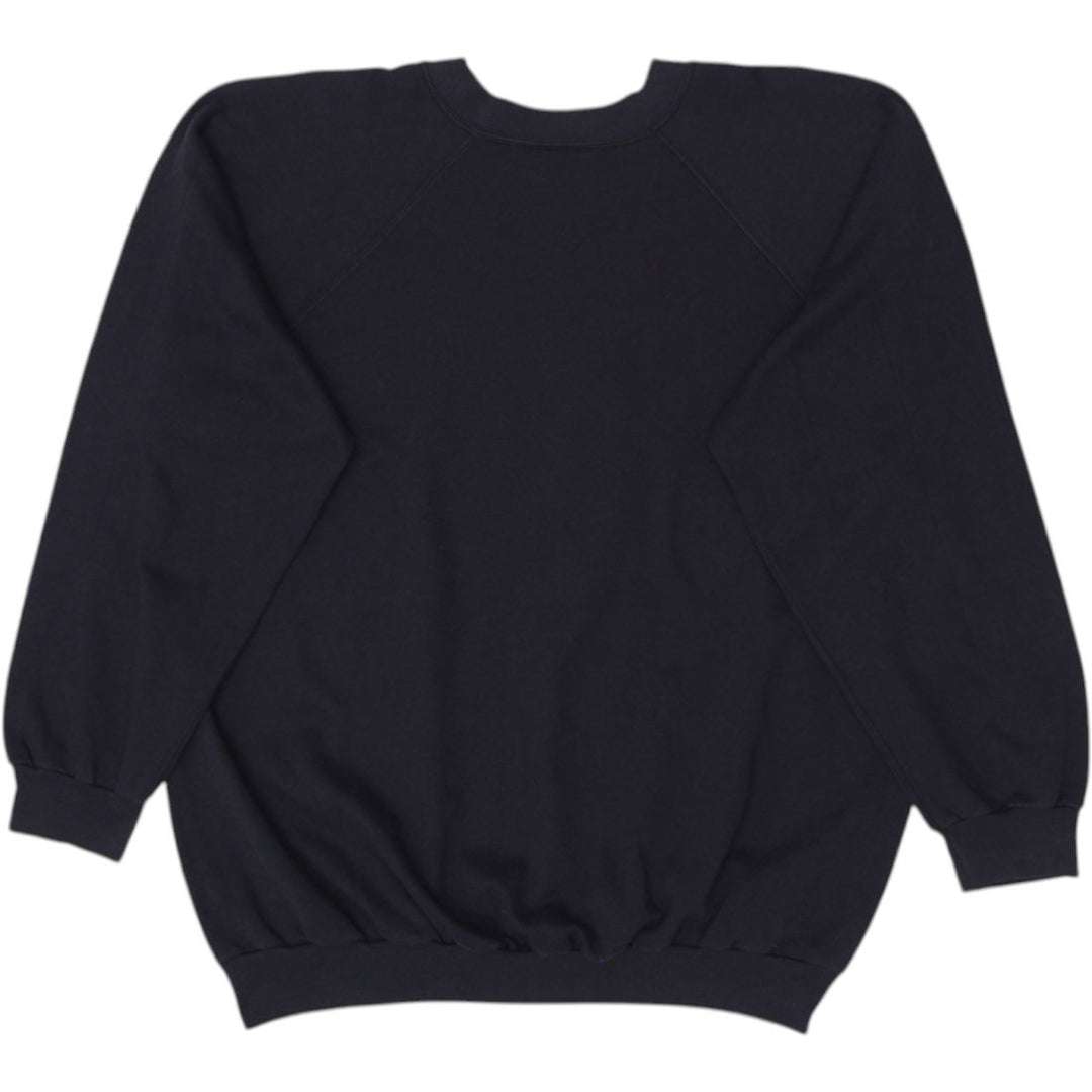 Vintage Trench Buffalo State Sweatshirt Black Graphic Made In USA XL 46-48