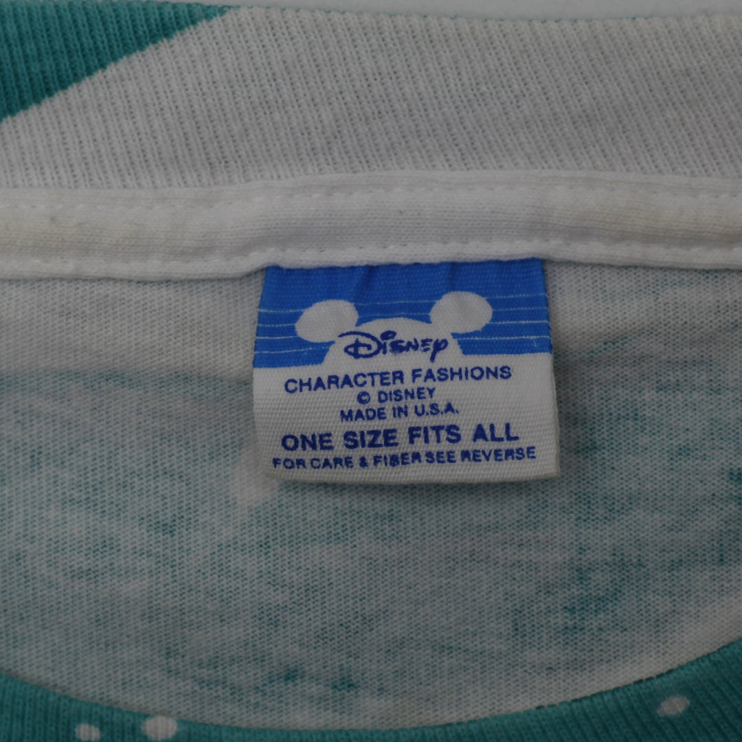 Vintage 90s Disney Mickey Mouse All Over Print Single Stitch Made In USA T-Shirt