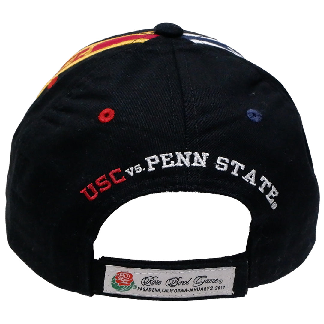 Mens USC Trojans Penn State Nittany Lions 2017 Rose Bowl Cap With PIN Strap Back