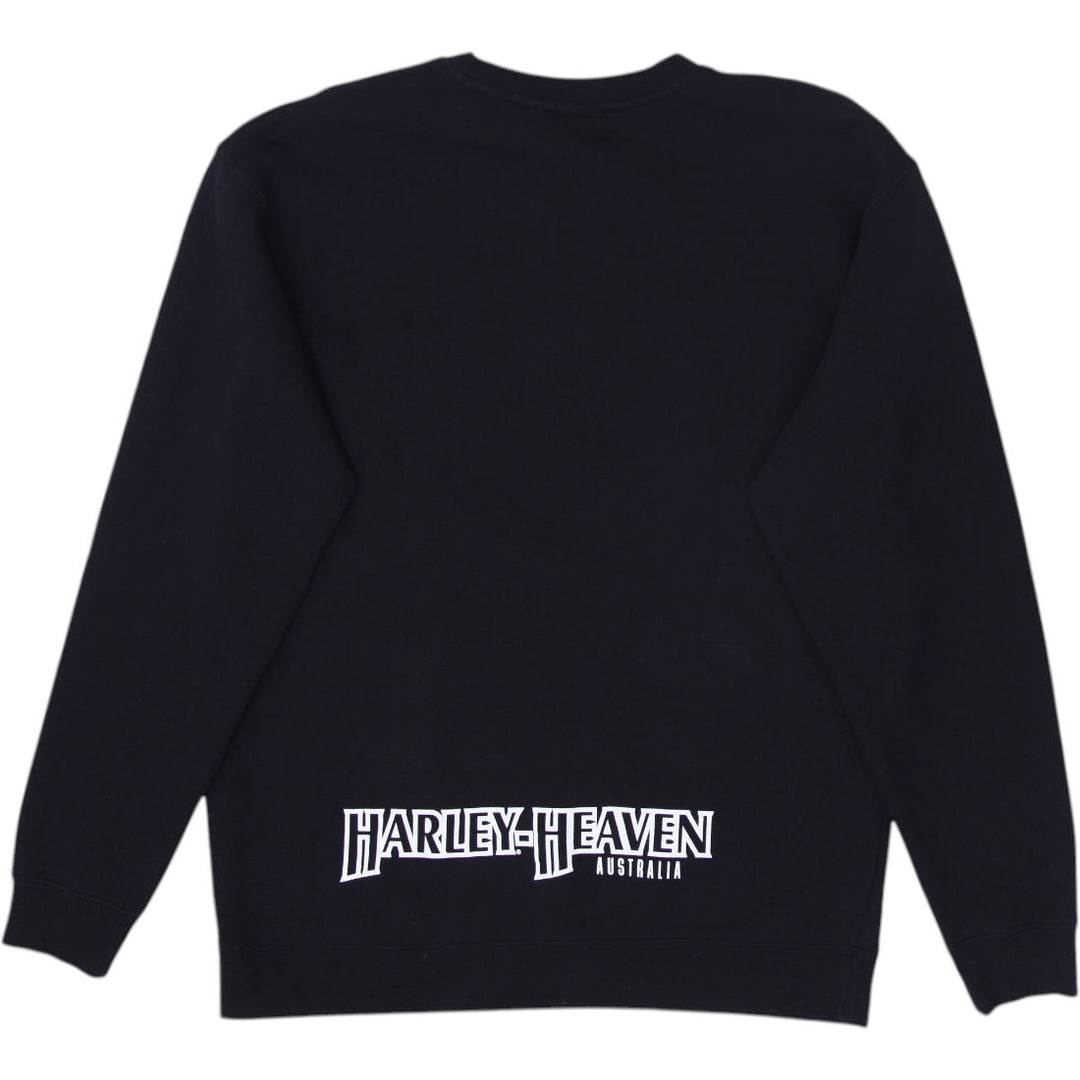 Mens Harley Davidson Logo Graphic Sweatshirt Size L