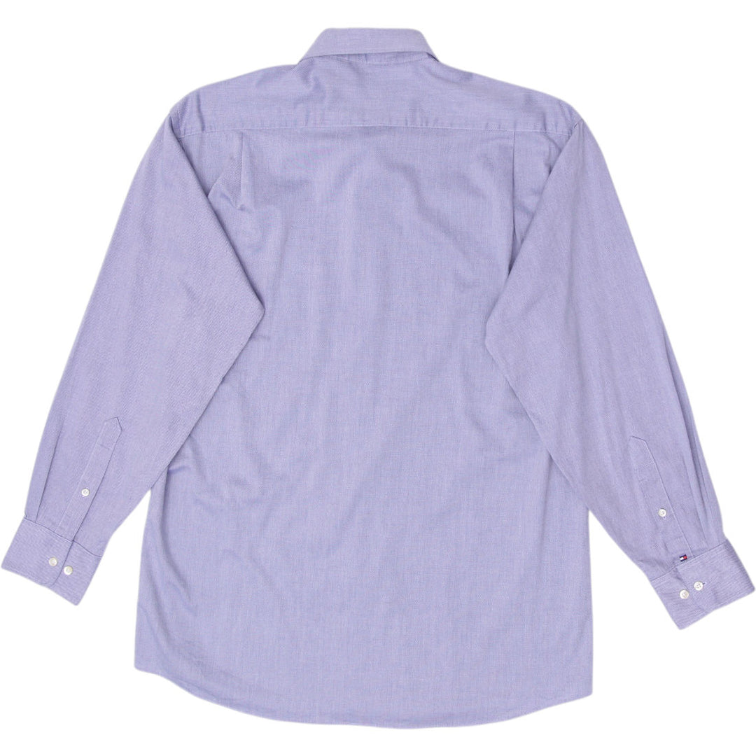 Mens Tommy Hilfiger Shirt Light Blue Wrinkle Resistant Casual