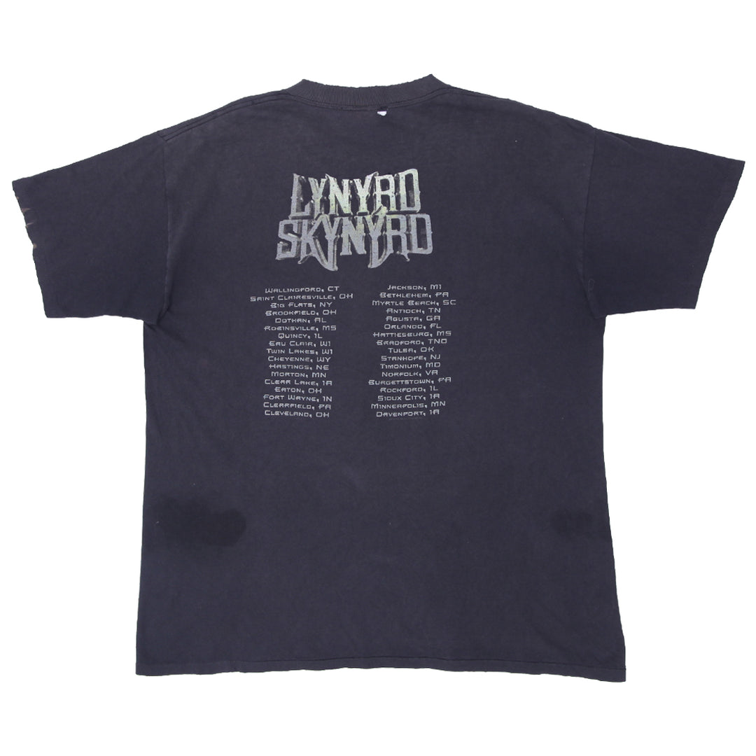 Vintage Lynyrd Skynyrd Tour T-Shirt Single Stitch Distressed All Sports XL - Fashion Rerun Vintage Migration_T-Shirt