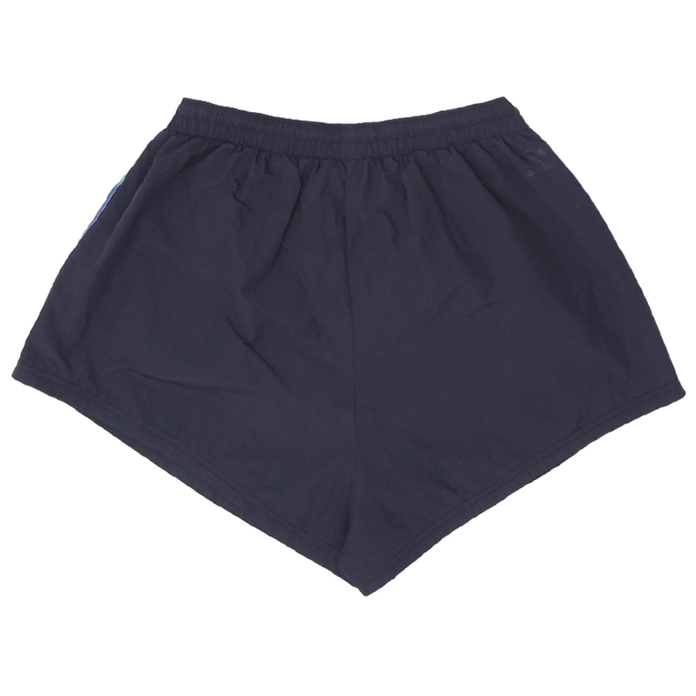 Ladies Adidas Multi Color Stripe Nylon Shorts Black - Fashion Rerun Vintage Migration_Shorts