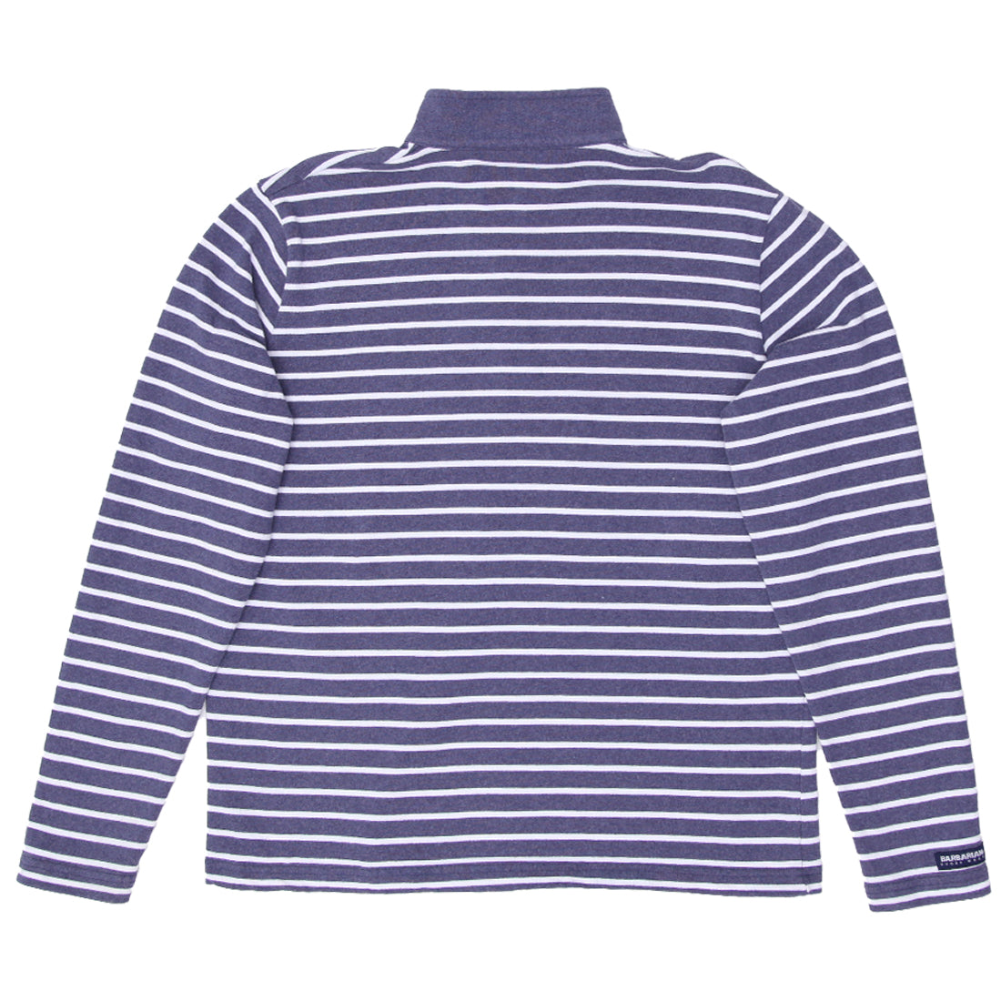 Shop Vintage Barbarian Rugby Wear Quarter Zip Striped Rugby