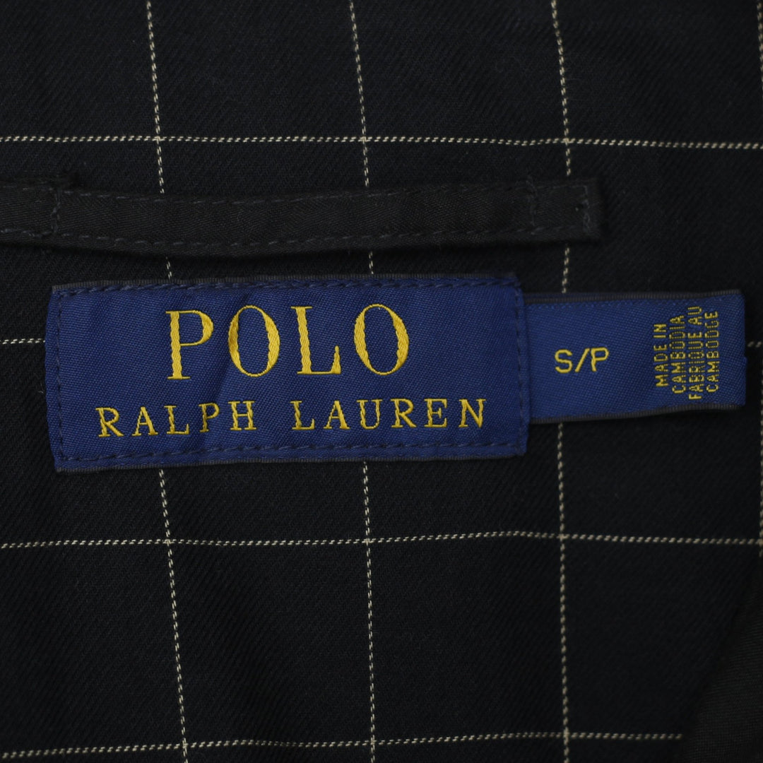 Mens Polo Ralph Lauren Harrington Jacket Black Full Zip Size S