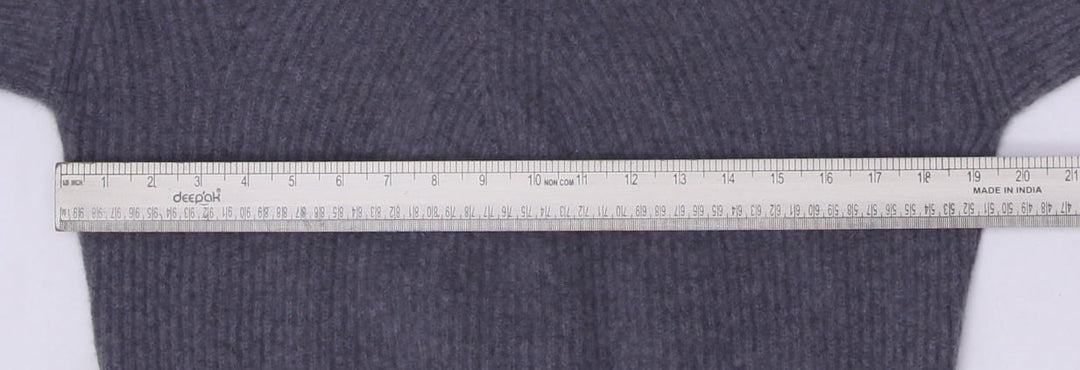 Ladies Tahari Gray Cashmere Ribbed Knit Long Sleeve Sweater Size S | Migration_Knitwear & Sweaters - Alternat | Fashion Rerun