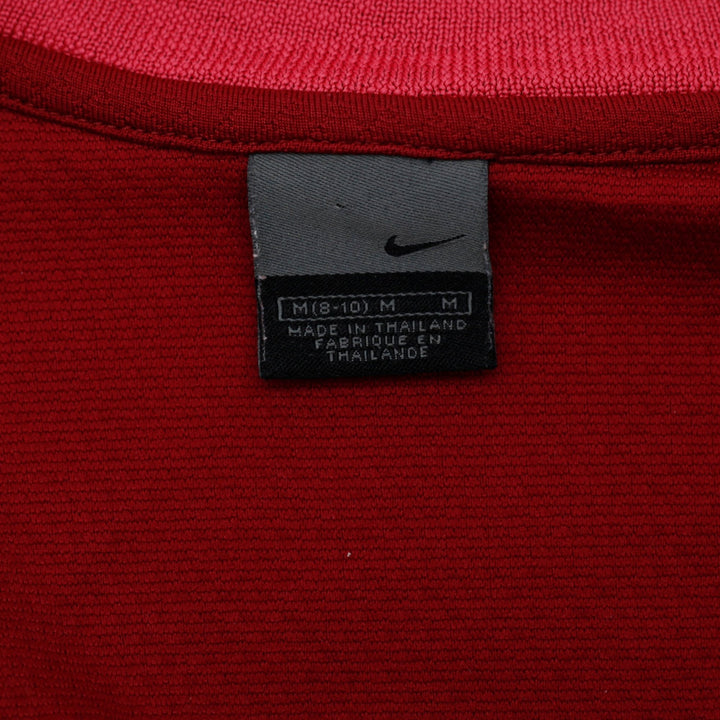 Ladies Nike Track Jacket Full Zip Red Pink Size M (8-10)