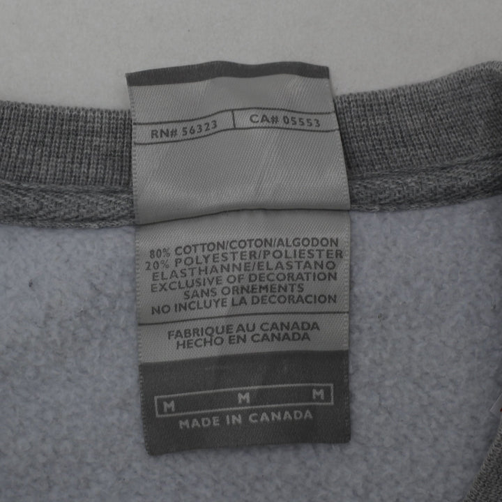 Vintage Embroidered Nike Swoosh Logo Gray Sweatshirt M | Migration_Sweatshirt - Detail View | Fashion Rerun