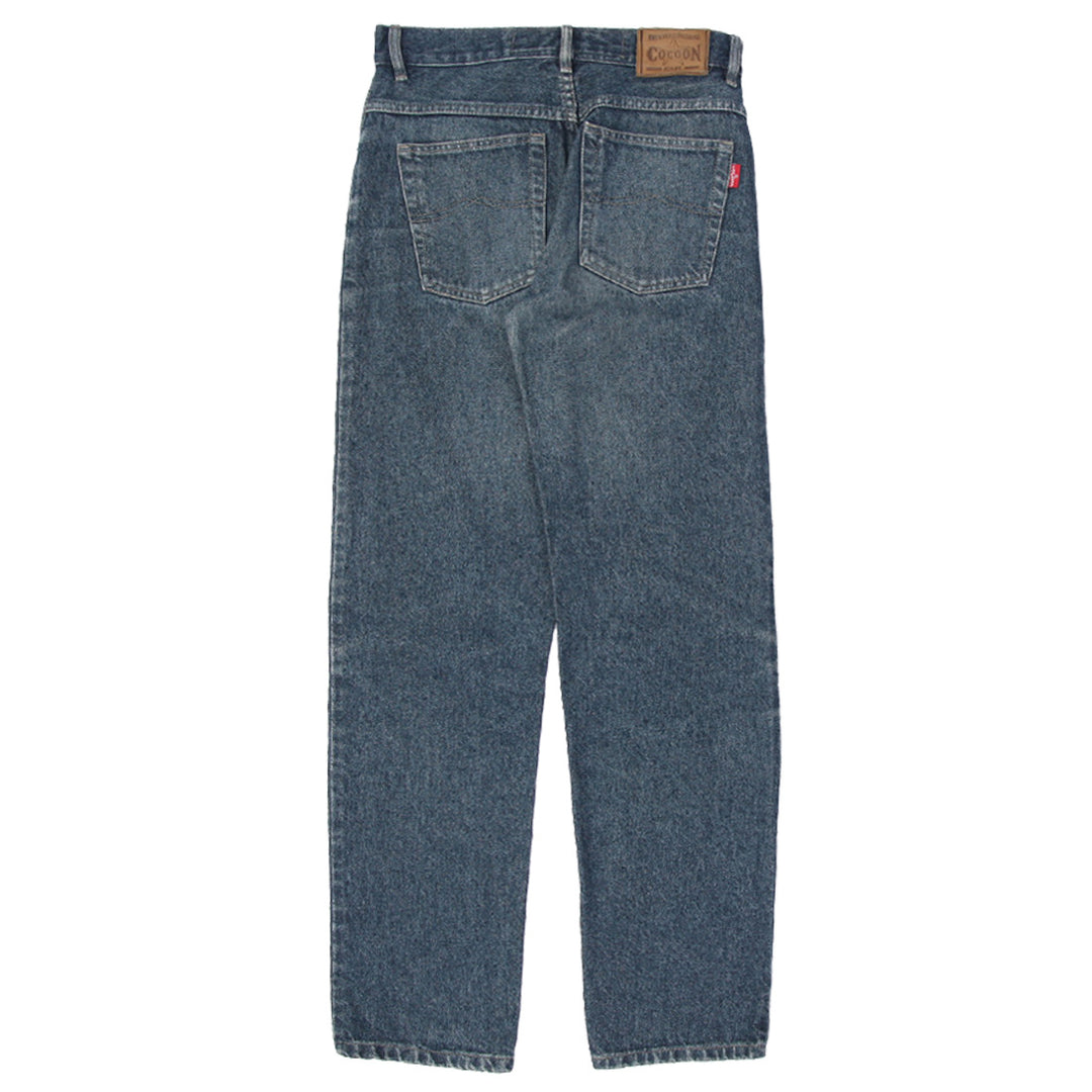 Vintage Cocoon 100% Cotton Button Fly Jeans