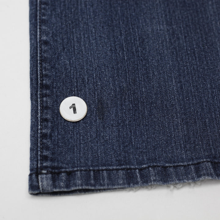 Y2K Ladies LEI Whiskered Thighs Front Pocket Detail Bootcut Jeans Size 13