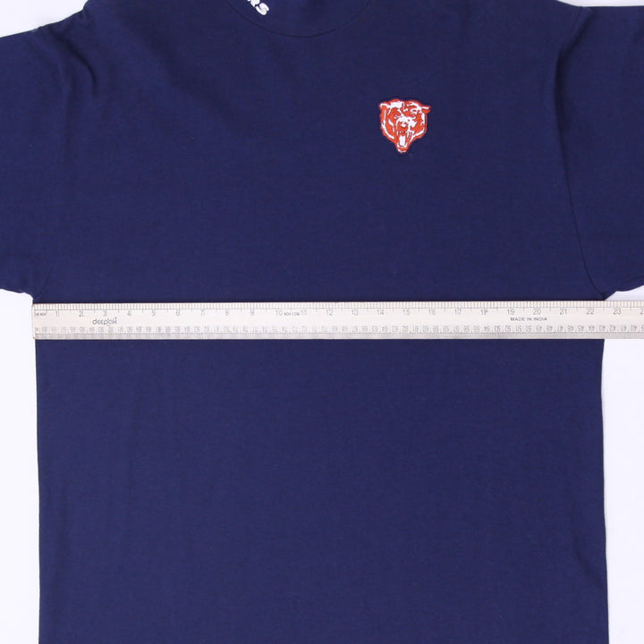 Vintage Nike Team Chicago Bears NFL Mock Neck Long Sleeve T-Shirt L Made In USA