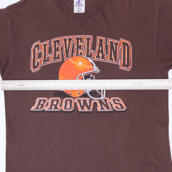Vintage 90s Cleveland Browns Logo NFL Football Made In USA Athletic T Shirt XL