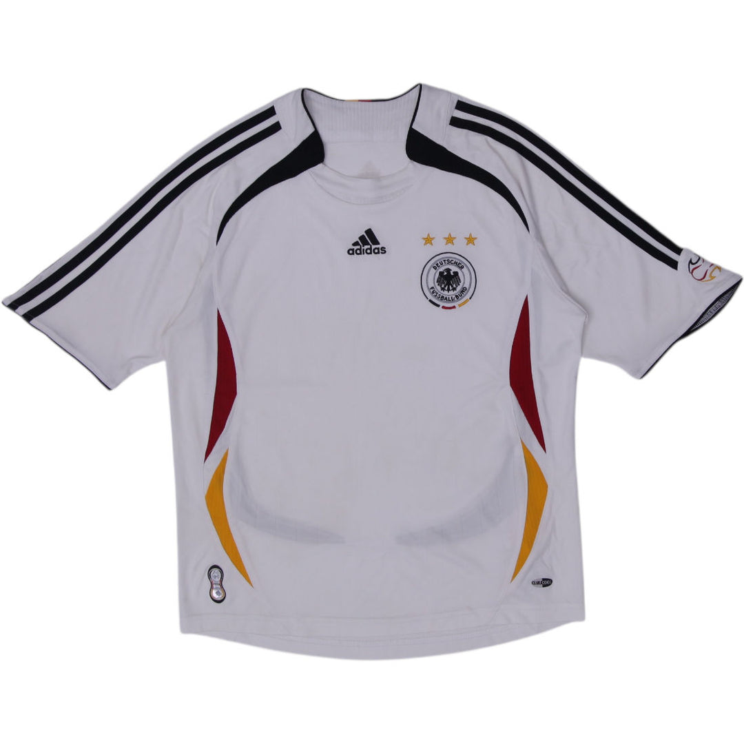 Mens Adidas Germany 2005-06 Home Football Jersey White World Cup 2006