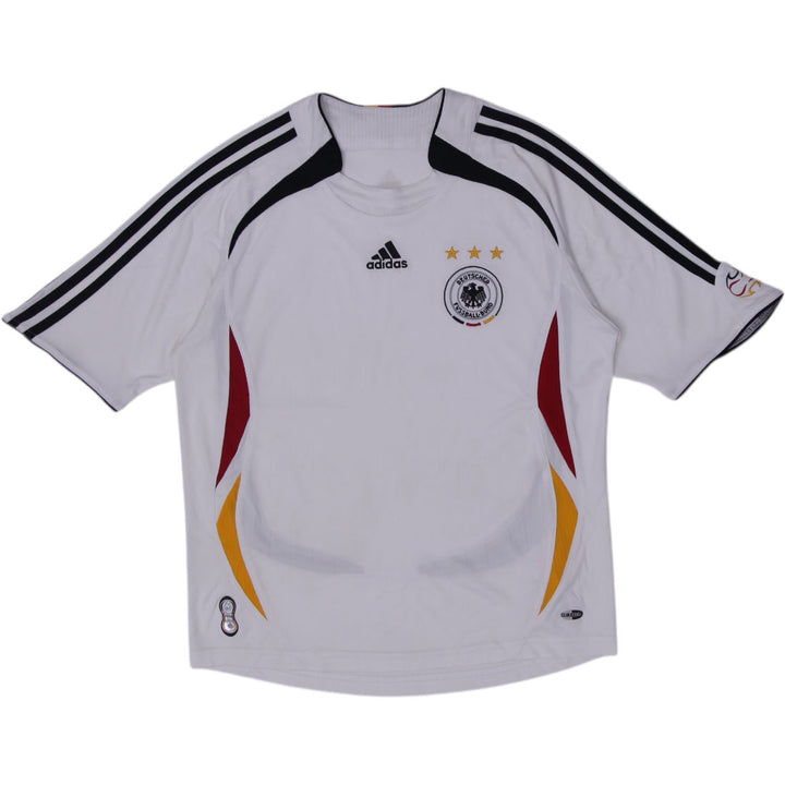 Mens Adidas Germany 2005-06 Home Football Jersey White World Cup 2006